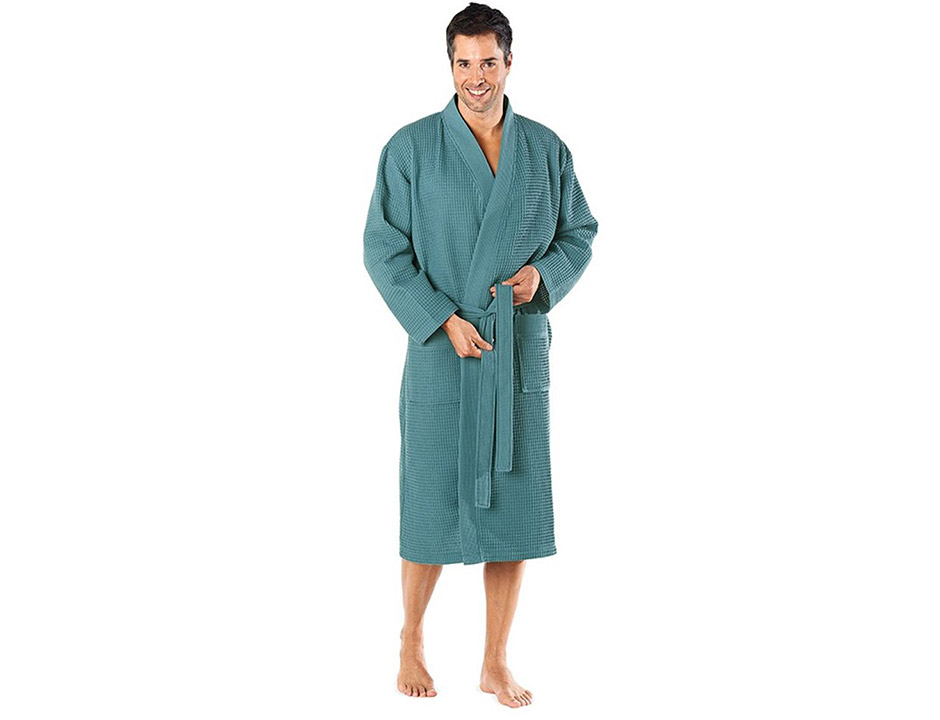 Petrol badjas pique - unisex