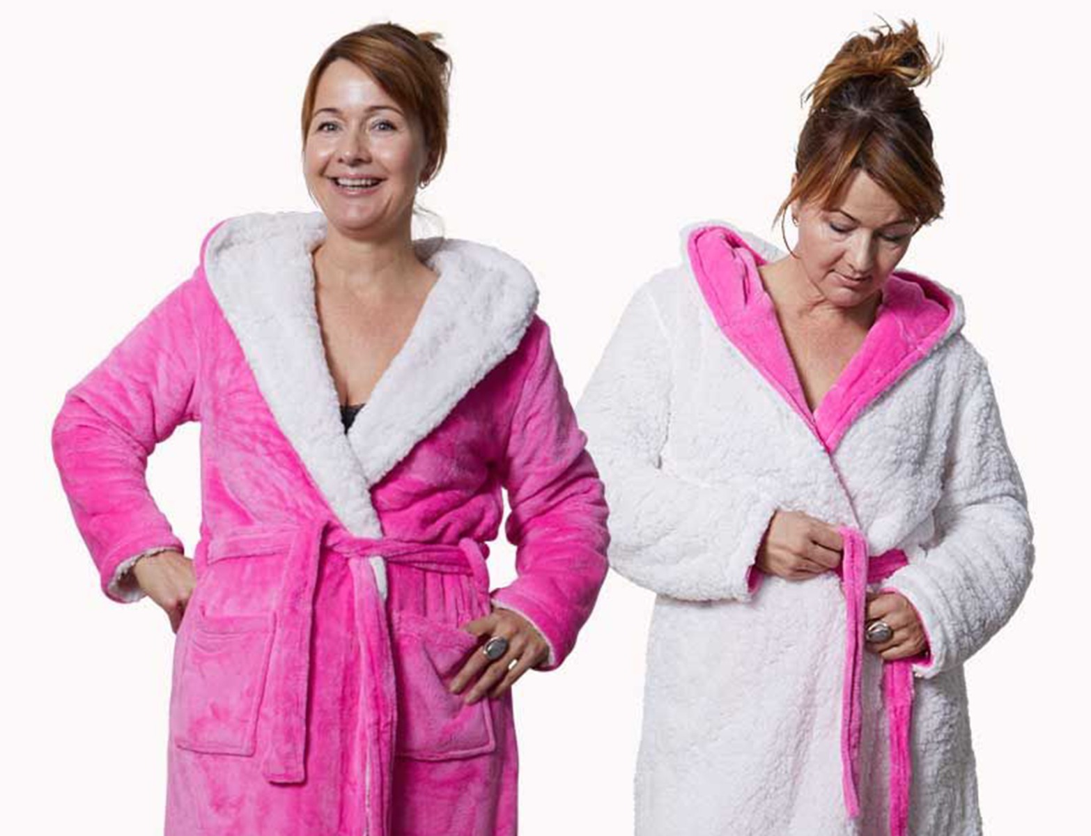 Sherpa badjas fleece - hardroze