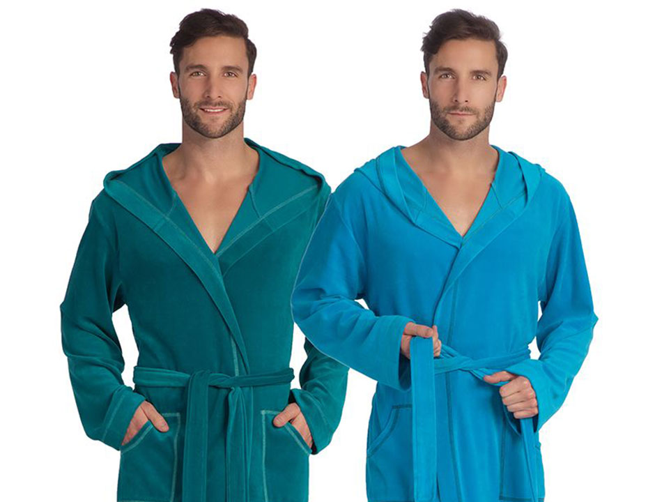 Sport badjassen capuchon