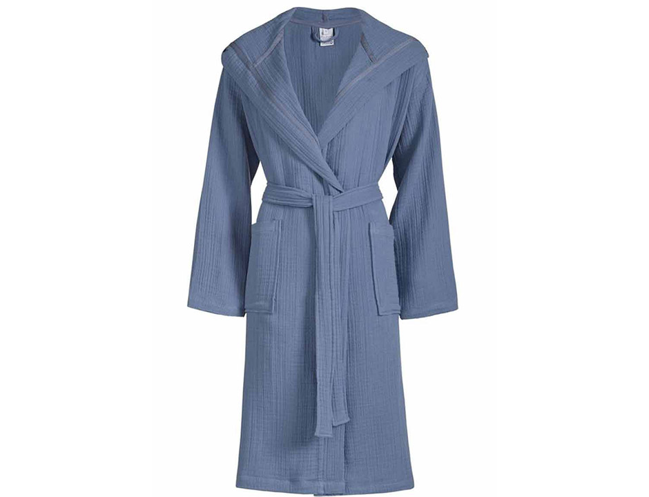 Van Dyck badjas denim biologisch katoen - unisex