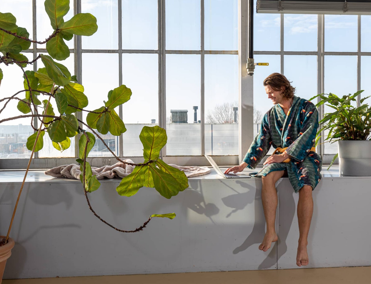 Unisex badjas toekan - crazy comfort