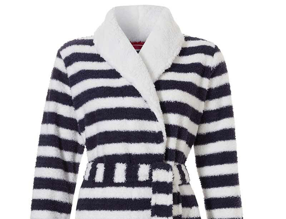 Rebelle damesbadjas streep