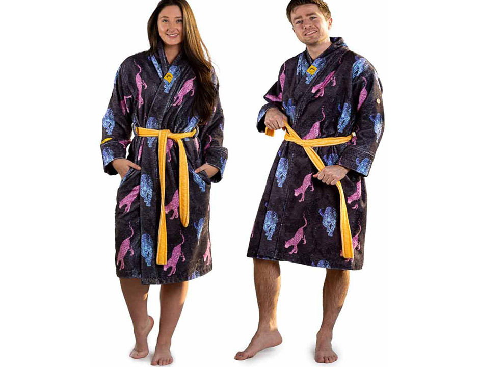 Unisex badjas panter - crazy comfort